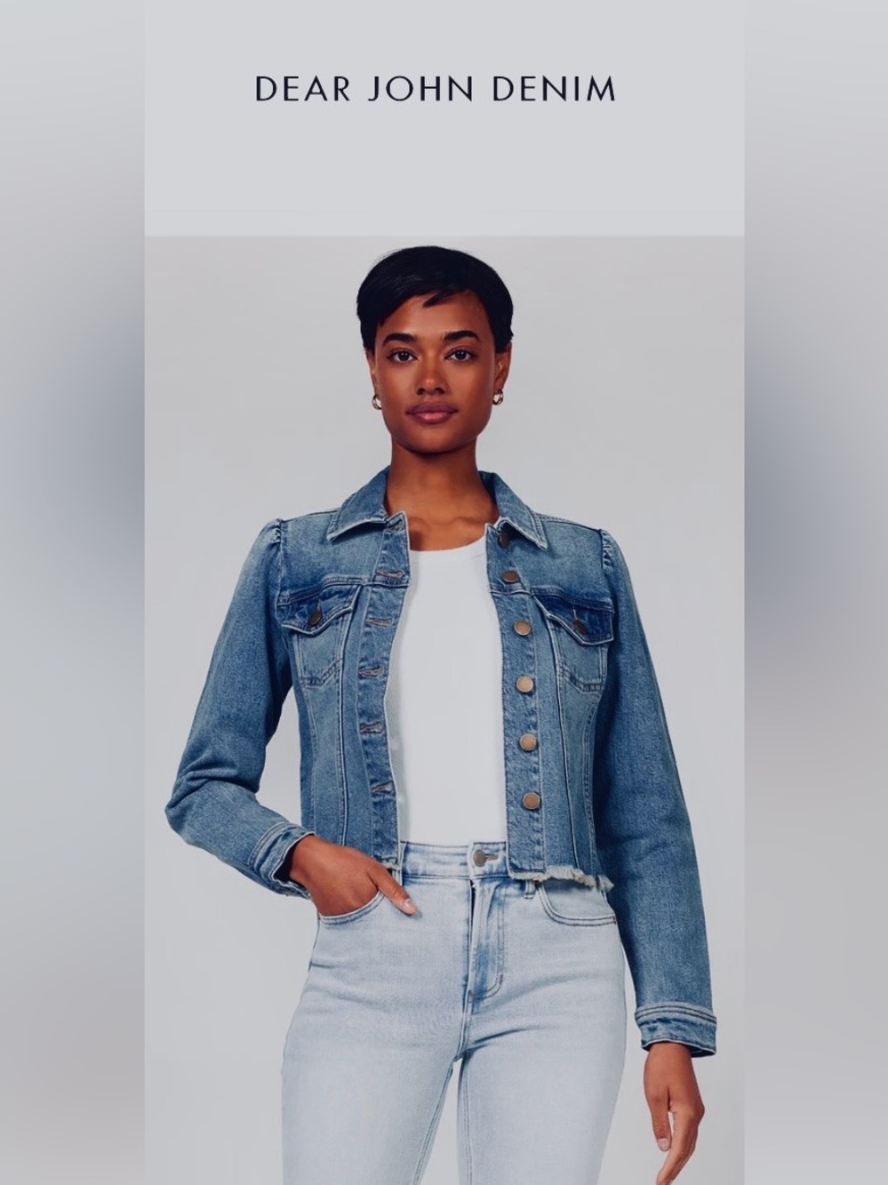 NWT! Dear John Roselyn Jean Jacket